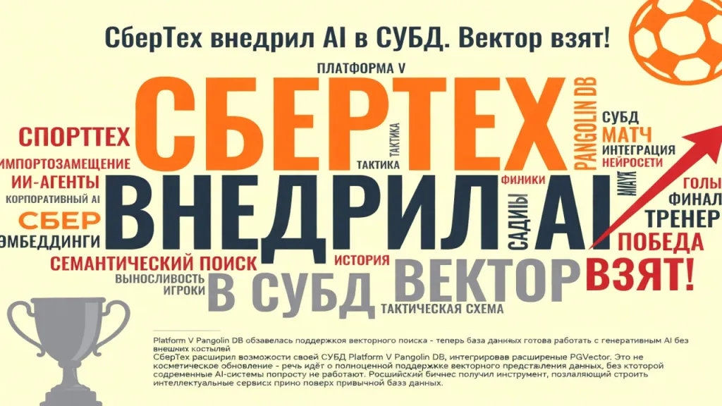СберТех внедрил AI в СУБД. Вектор взят!