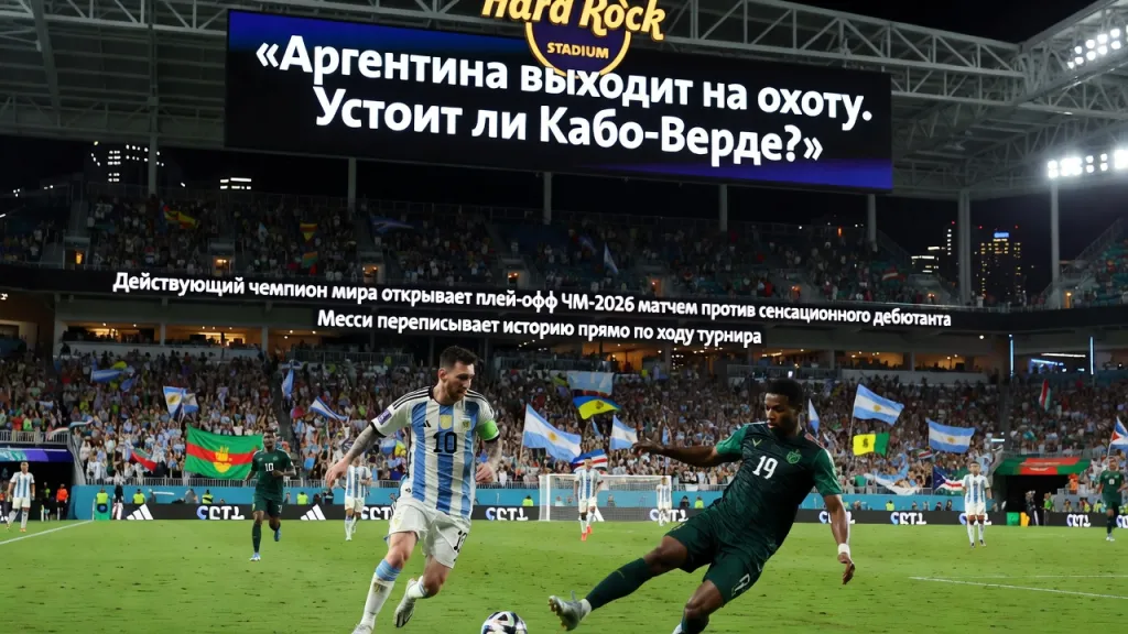 Аргентина выходит на охоту. Устоит ли Кабо-Верде?