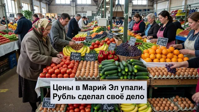 Цены в Марий Эл упали. Рубль сделал своё дело